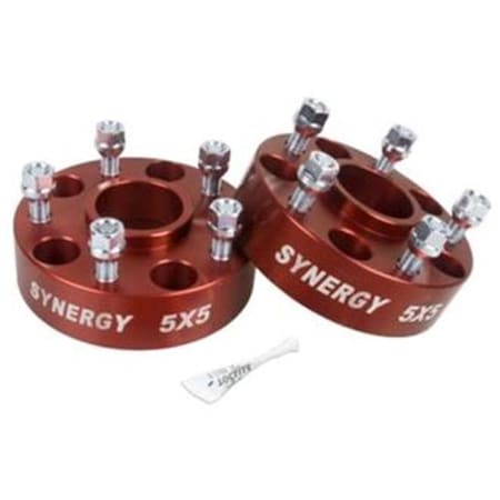 Strike3 5 x 4.5-1.25 in. Hub Centric Wheel Spacers 0.5-20 Unf Stud Size ST1111317